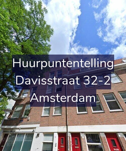 Foto gevel Huurpuntentelling voor Davisstraat 32-2, Amsterdam