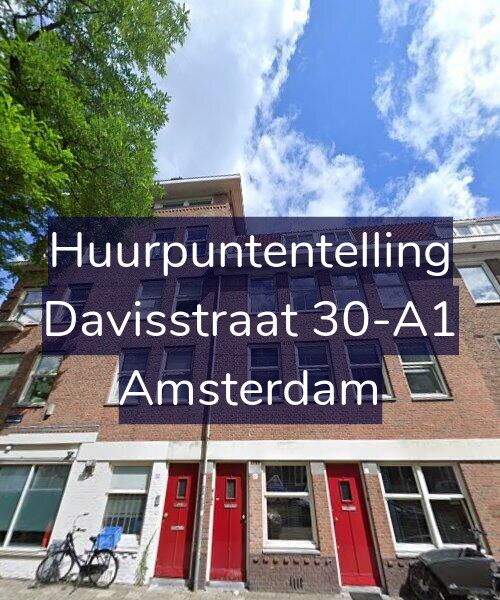 Foto gevel Huurpuntentelling voor Davisstraat 30-A1, Amsterdam