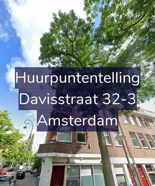 Foto gevel Huurpuntentelling voor Davisstraat 32-3, Amsterdam