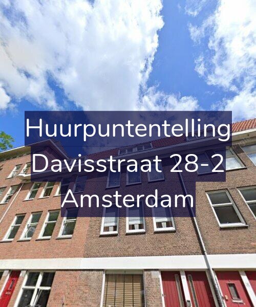 Foto gevel Huurpuntentelling voor Davisstraat 28-2, Amsterdam