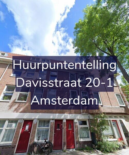 Foto gevel Huurpuntentelling voor Davisstraat 20-1, Amsterdam