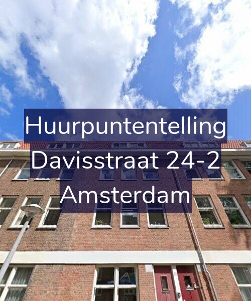Foto gevel Huurpuntentelling voor Davisstraat 24-2, Amsterdam