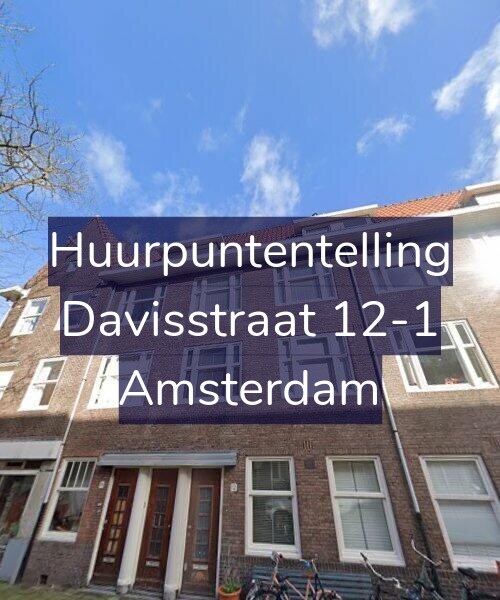 Foto gevel Huurpuntentelling voor Davisstraat 12-1, Amsterdam