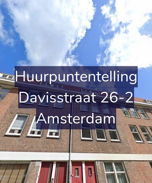 Foto gevel Huurpuntentelling voor Davisstraat 26-2, Amsterdam