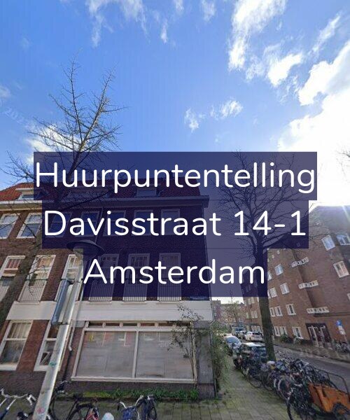 Foto gevel Huurpuntentelling voor Davisstraat 14-1, Amsterdam