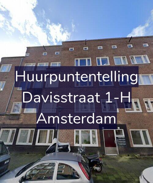 Foto gevel Huurpuntentelling voor Davisstraat 1-H, Amsterdam