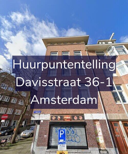 Foto gevel Huurpuntentelling voor Davisstraat 36-1, Amsterdam