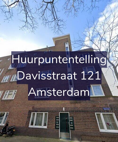 Foto gevel Huurpuntentelling voor Davisstraat 121, Amsterdam