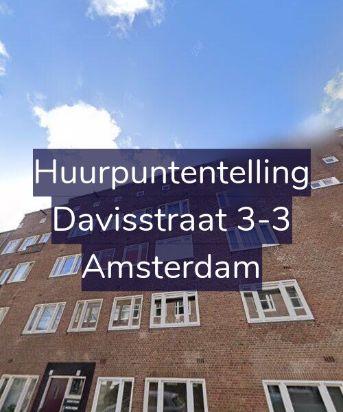 Foto gevel Huurpuntentelling voor Davisstraat 3-3, Amsterdam