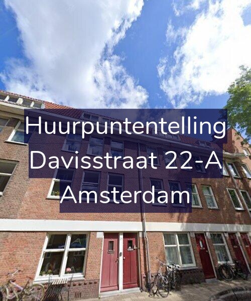 Foto gevel Huurpuntentelling voor Davisstraat 22-A, Amsterdam