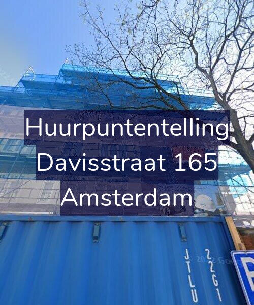 Foto gevel Huurpuntentelling voor Davisstraat 165, Amsterdam