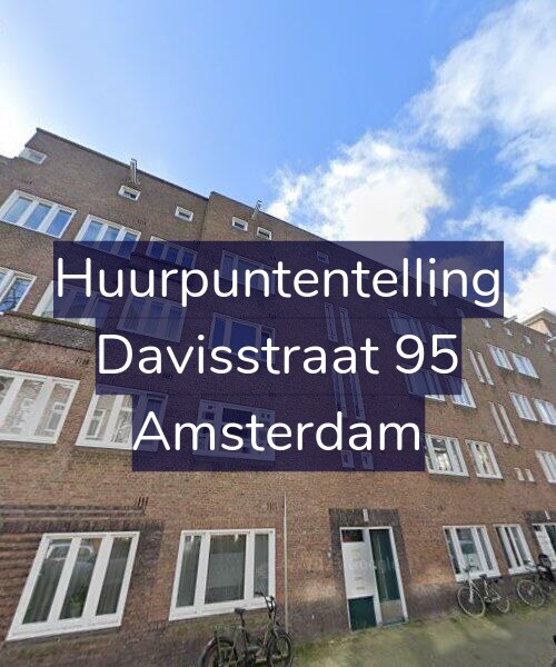 Foto gevel Huurpuntentelling voor Davisstraat 95, Amsterdam