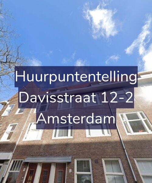 Foto gevel Huurpuntentelling voor Davisstraat 12-2, Amsterdam
