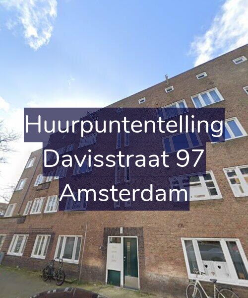 Foto gevel Huurpuntentelling voor Davisstraat 97, Amsterdam