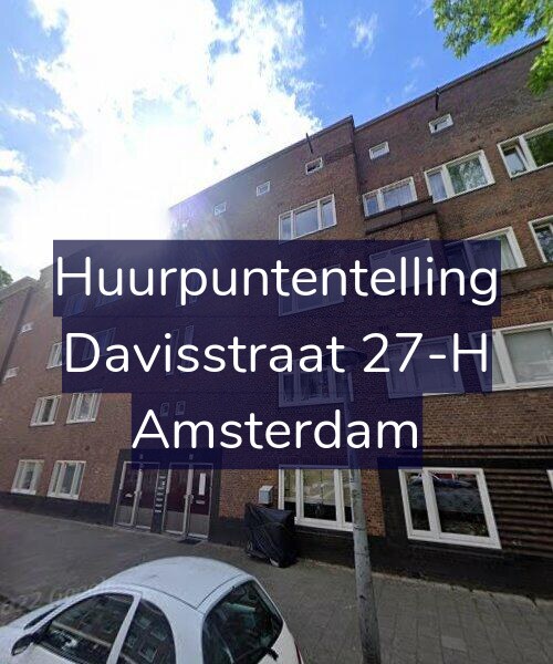 Foto gevel Huurpuntentelling voor Davisstraat 27-H, Amsterdam