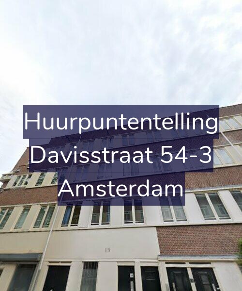 Foto gevel Huurpuntentelling voor Davisstraat 54-3, Amsterdam