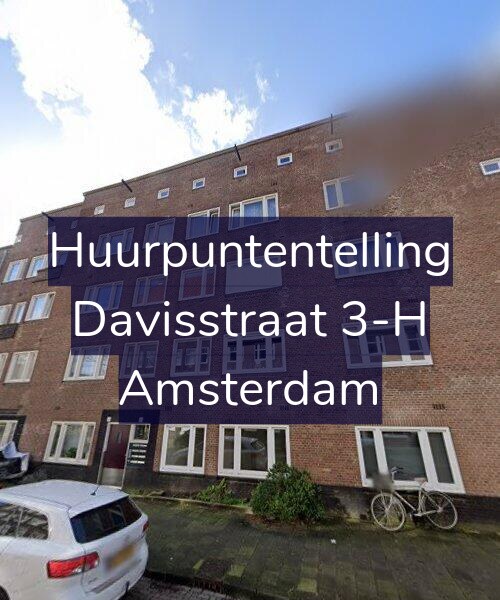 Foto gevel Huurpuntentelling voor Davisstraat 3-H, Amsterdam