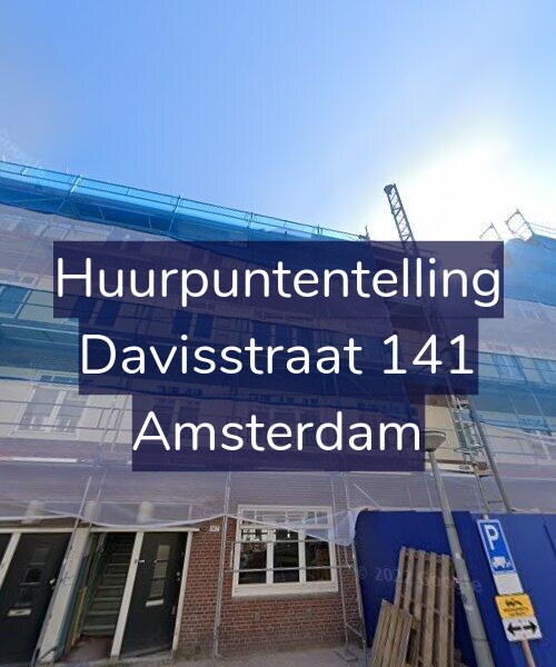 Foto gevel Huurpuntentelling voor Davisstraat 141, Amsterdam