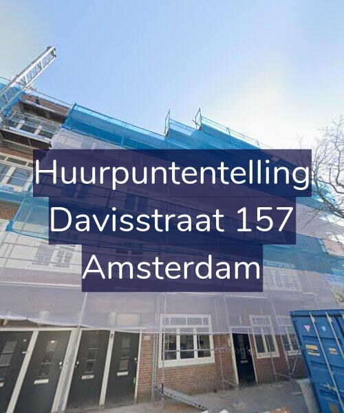 Foto gevel Huurpuntentelling voor Davisstraat 157, Amsterdam