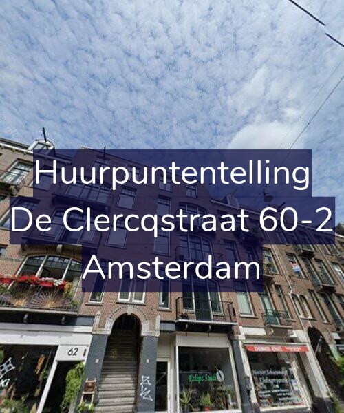 Foto gevel Huurpuntentelling voor De Clercqstraat 60-2, Amsterdam