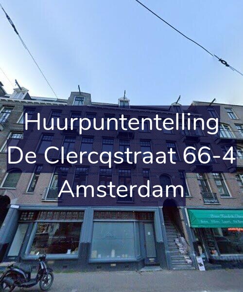 Foto gevel Huurpuntentelling voor De Clercqstraat 66-4, Amsterdam
