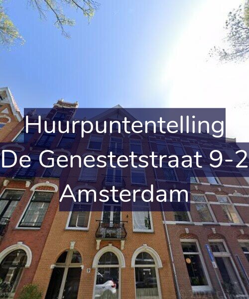 Foto gevel Huurpuntentelling voor De Genestetstraat 9-2, Amsterdam