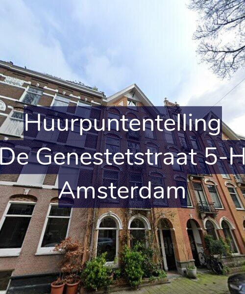Foto gevel Huurpuntentelling voor De Genestetstraat 5-H, Amsterdam