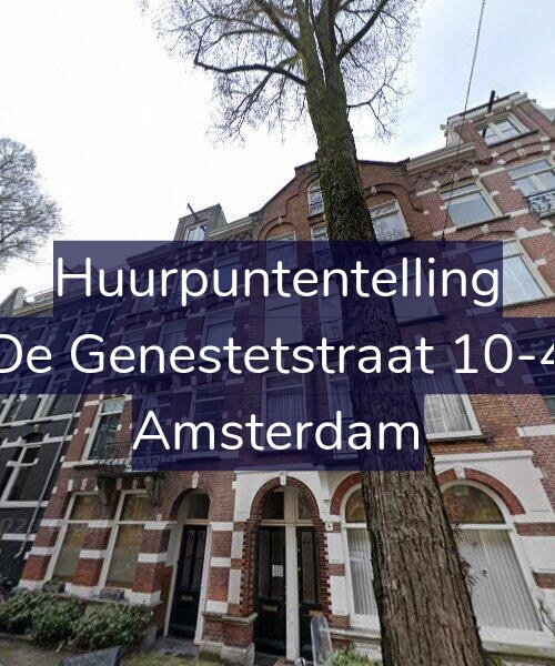 Foto gevel Huurpuntentelling voor De Genestetstraat 10-4, Amsterdam