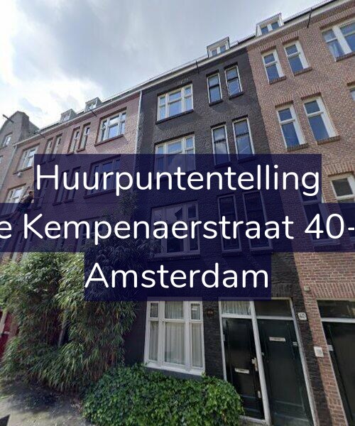 Foto gevel Huurpuntentelling voor De Kempenaerstraat 40-H, Amsterdam