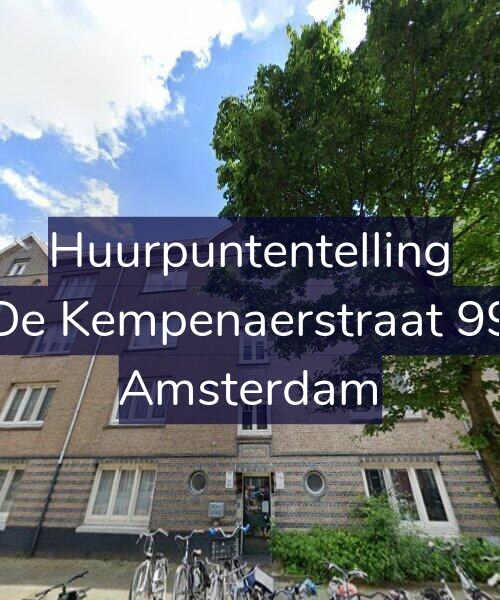 Foto gevel Huurpuntentelling voor De Kempenaerstraat 99, Amsterdam