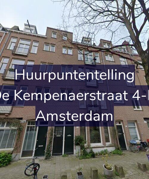 Foto gevel Huurpuntentelling voor De Kempenaerstraat 4-H, Amsterdam