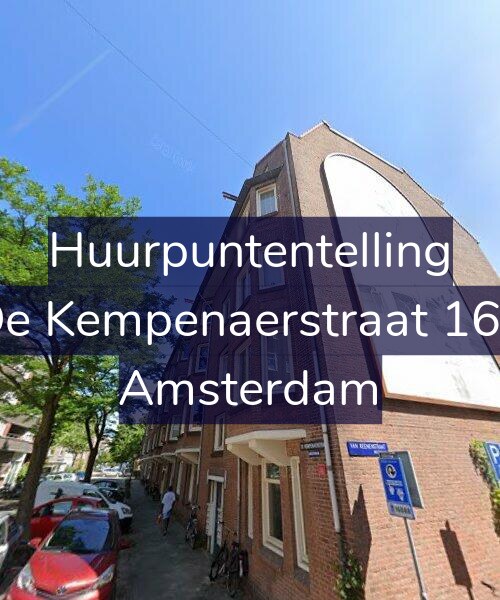Foto gevel Huurpuntentelling voor De Kempenaerstraat 163, Amsterdam