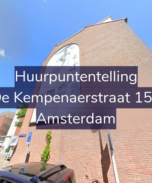Foto gevel Huurpuntentelling voor De Kempenaerstraat 159, Amsterdam