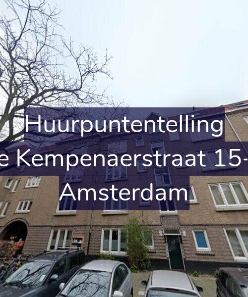 Foto gevel Huurpuntentelling voor De Kempenaerstraat 15-A, Amsterdam
