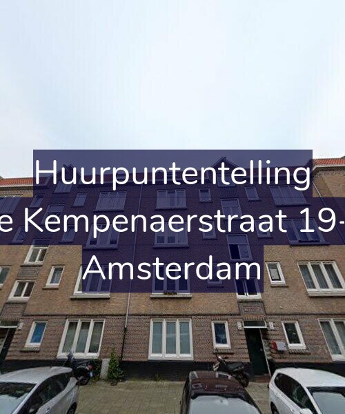 Foto gevel Huurpuntentelling voor De Kempenaerstraat 19-B, Amsterdam
