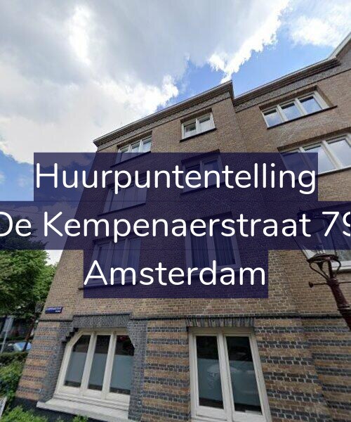 Foto gevel Huurpuntentelling voor De Kempenaerstraat 79, Amsterdam