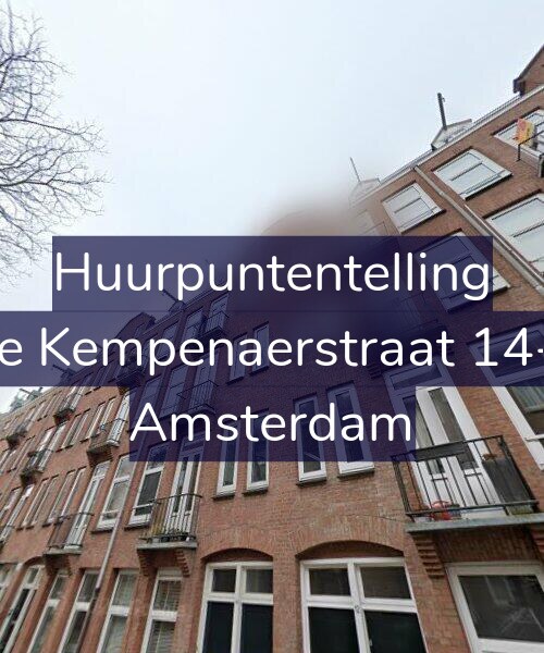 Foto gevel Huurpuntentelling voor De Kempenaerstraat 14-3, Amsterdam