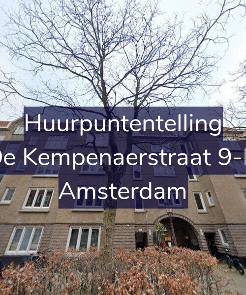 Foto gevel Huurpuntentelling voor De Kempenaerstraat 9-D, Amsterdam