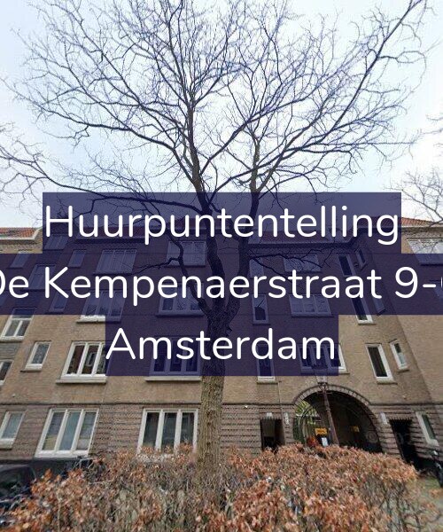 Foto gevel Huurpuntentelling voor De Kempenaerstraat 9-C, Amsterdam
