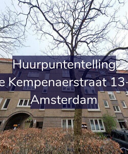 Foto gevel Huurpuntentelling voor De Kempenaerstraat 13-C, Amsterdam