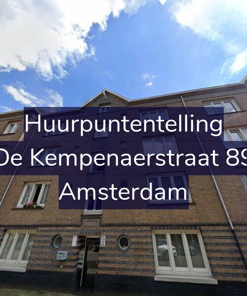 Foto gevel Huurpuntentelling voor De Kempenaerstraat 89, Amsterdam