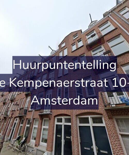 Foto gevel Huurpuntentelling voor De Kempenaerstraat 10-1, Amsterdam