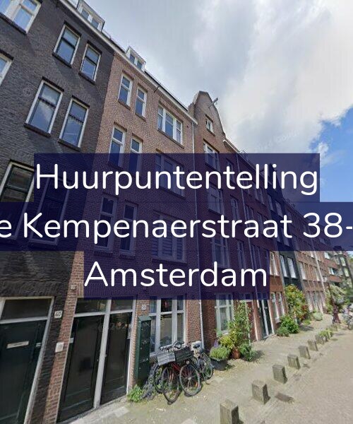 Foto gevel Huurpuntentelling voor De Kempenaerstraat 38-H, Amsterdam