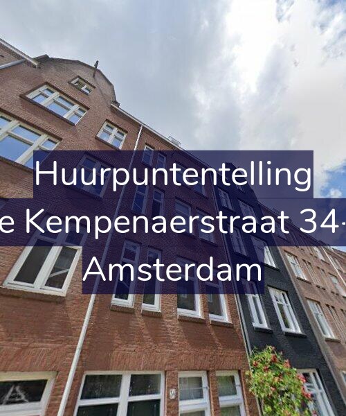 Foto gevel Huurpuntentelling voor De Kempenaerstraat 34-3, Amsterdam