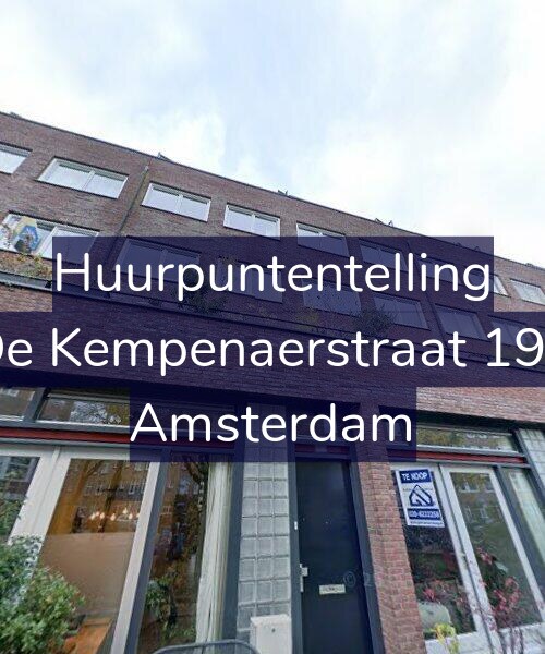 Foto gevel Huurpuntentelling voor De Kempenaerstraat 193, Amsterdam