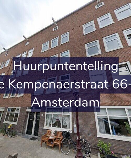 Foto gevel Huurpuntentelling voor De Kempenaerstraat 66-H, Amsterdam