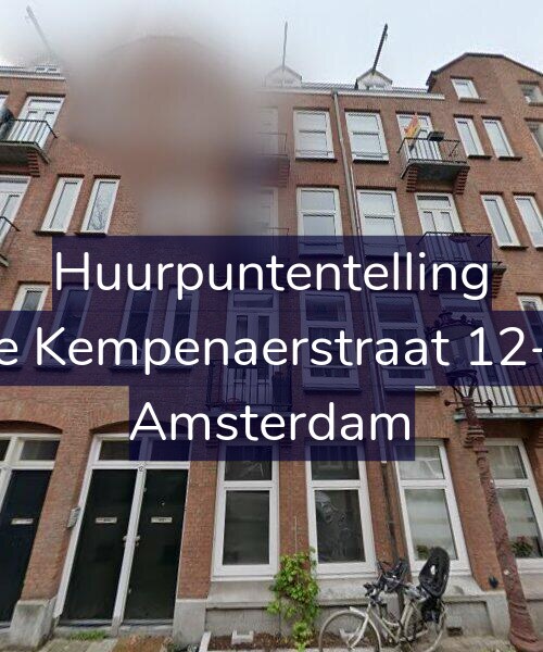 Foto gevel Huurpuntentelling voor De Kempenaerstraat 12-H, Amsterdam