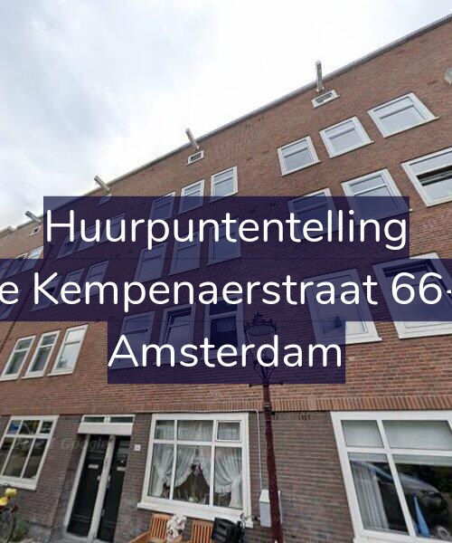 Foto gevel Huurpuntentelling voor De Kempenaerstraat 66-1, Amsterdam