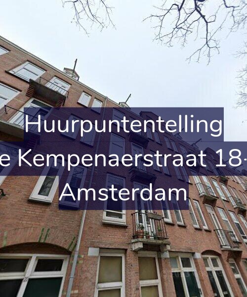 Foto gevel Huurpuntentelling voor De Kempenaerstraat 18-2, Amsterdam