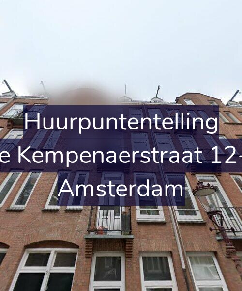 Foto gevel Huurpuntentelling voor De Kempenaerstraat 12-3, Amsterdam